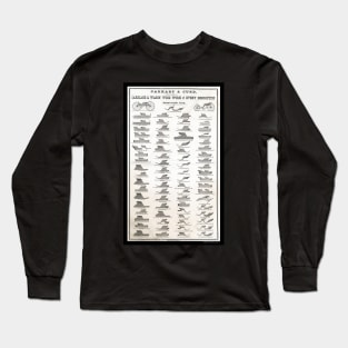 19th Century Carriage & Wagon Woodwork Broadside Long Sleeve T-Shirt